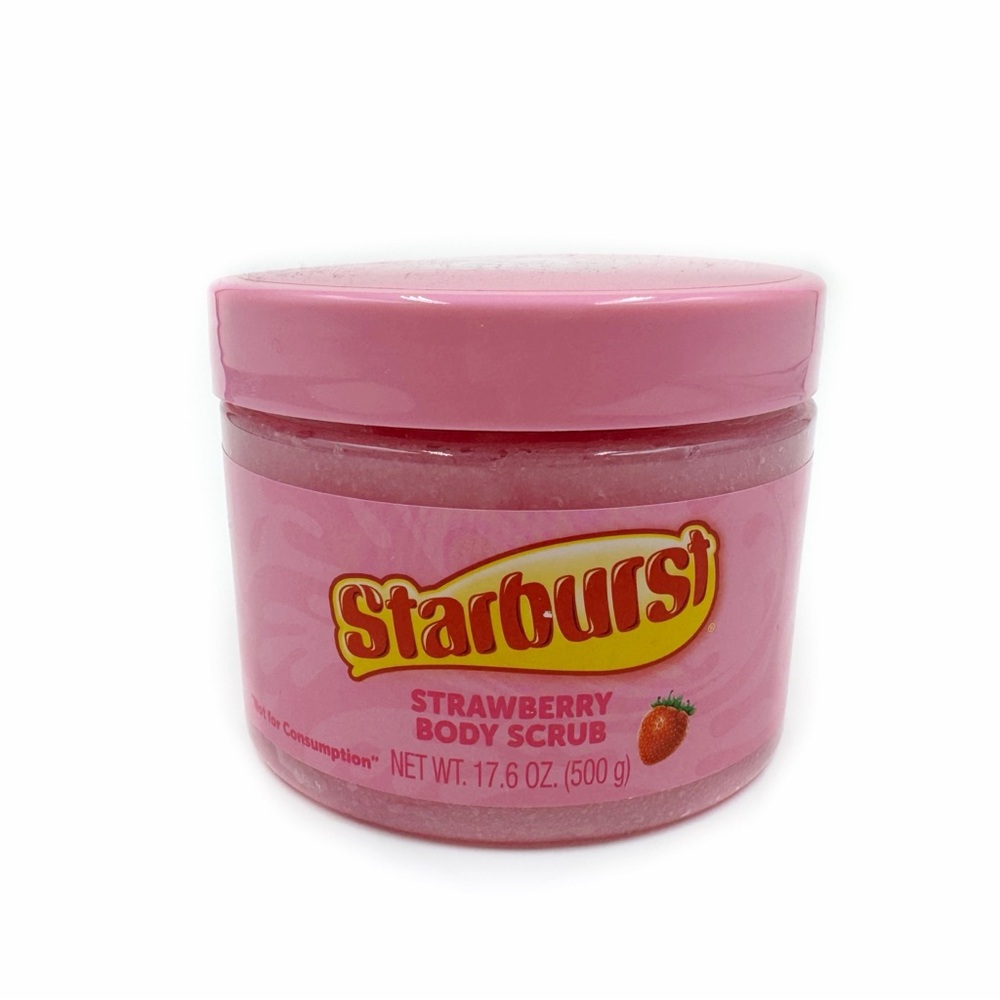 Starburst Strawberry Body Scrub Taste Beauty 17.6 oz Cruelty Free Fun Gift Pink